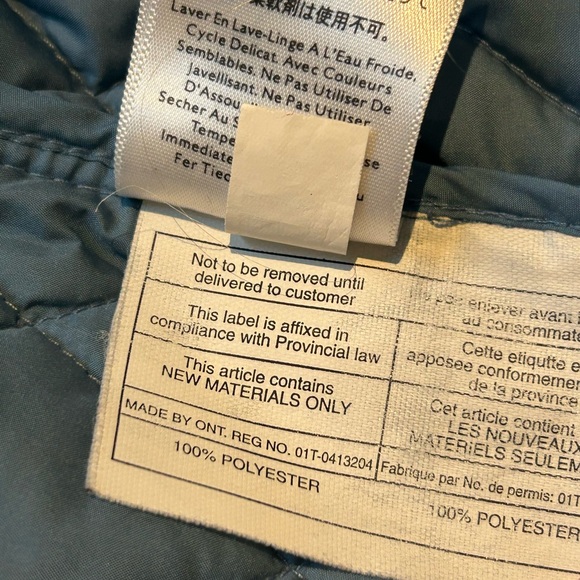 Eddie Bauer Blue Quilted Vest- medium - Picture 9 of 10